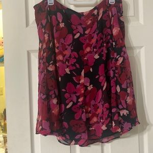 Multi color midi skirt